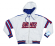 Starter New York Giants NFL Football Hooded Full Zip Women's Jacket NWT White