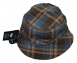 Peter Grimm Niki Plaid UV Protection Bucket Hat OSFM NWT Brown Multi