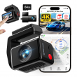 REDTIGER A4 Dash Cam Front and Rear 4K Dash Camera, 5.8GHz WiFi, 2" Touch Screen