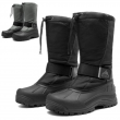 Men Snow Boots Waterproof Mid-Calf Fur Lined Insulated Outdoor Ski Snow Boots