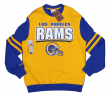 Mitchell & Ness Los Angeles Rams All Over 2.0 Crew Neck Men's Sweatshirt NWT