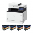 Canon Color imageCLASS CNMMF741CW Wireless Laser Printer and New Toner 4 Pack