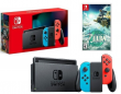 NEW Nintendo Switch Red Blue 32GB V2 Gaming Bundle w/ Zelda Tears of The Kingdom