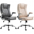 High Back Office Chair with Flip-up Arms and Tilt Function