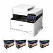 Canon Color imageCLASS MF642Cdw Wireless Laser Printer w/ Toner PRMCT054H-4 Pack