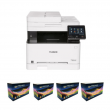 Canon Printer CNMMF654CW Refurbished and PRMCT067H Toner 4 Pack