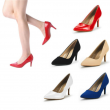 DREAM PAIRS Women Slip On Pump Shoe Pointed Toe Stilettos Heel Party Dress Shoes