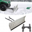 48" Adjustable Steel Snow Plow Kit For ATV UTV Polaris RZR 800 / 800 S 2008-2014