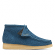 Clarks Wallabee Boot 26174050 Mens Blue Suede Lace Up Ankle Boots