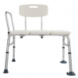 Bath Tub Transfer Bench Heavy Duty Bath Shower Chair w/Adjustable w/Arms