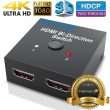 Bi-Direction HDMI 2x1 1x2 In Out 2.0 Switch Switcher Splitter Hub HDCP Adapter