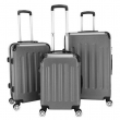 New 3 Pieces Travel Luggage Set Bag ABS Trolley Carry On Suitcase TSA Lock