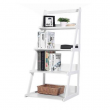 4 Tiers Foldable Corner Ladder Shelf Bookcase Display Storage Plant Stand Rack