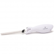 ChefWave Cordless Rechargeable Electric Knife with 4 Serrated Blades White