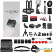 Go Pro HERO (Go Pro HERO) Black Compact  Waterproof Action Camera with 4K Ultra