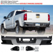 Hot Chrome Steel Rear Bumper Assembly Fits  2015-2022 Chevy Colorado GMC Canyon