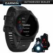 Garmin Forerunner 945 GPS Sport Watch, Black w/ Wearable Safety Light