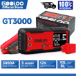 GOOLOO GT3000 Jump Starter 3000A 100W 2-Way Fast Charging SuperSafe 12V Battery