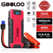 GOOLOO 4500A Peak Car Jump Starter GE4500 Battery Charger Power Bank 12V Booster