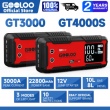 GOOLOO GT3000 GT4000S Car Jump Starter Power Bank 12V Portable Battery Charger