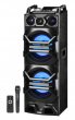 Technical Pro Dual 10" 3000w Powered Bluetooth Speaker w/USB/SD/LED+Wireless Mic