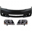 Bumper Cover and Headlight Kit For 2012-2014 Dodge Avenger Front