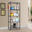 21"x11"x59" 5 Tiers Wire Shelving Unit Metal Shelf Rack 551 LBS Capacity Black