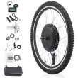 24 inch Front Wheel E-Bike Electric Bicycle Conversion Kit 48V 1000W Hub Motor