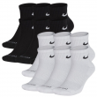 Nike Men's Socks Athletic Everyday Plus Training Cushioned Dri-Fit Ankle Socks