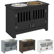 PawHut Dog Food Storage Cabinet with Bowls & Dog Feeding Station