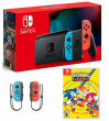 NEW Nintendo Switch 32GB Neon Console + Sonic Mania 🥏Game Bundle - Ships Fast!