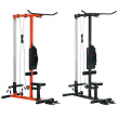 Lat Pull Down Machine Cable Station with Flip-Up Footplate