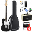 Donner DTL-100 Electric Guitar Bundle + Amplifier Gig Bag Solidy Body SS Pickup