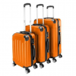 Ergonomic Designed 3-in-1 Luggage Set ABS Trolley Case 20"/24"/28" Orange