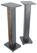 Pair Rockville RHTSD 36" Dark Wood Grain Bookshelf Home Theater Speaker Stands