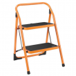 Heavy Duty Anti-Slip 2 Step Ladder Folding Step Stool 330Lbs Max Capacity Yellow