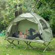 Portable 1 Person Raised Camping Tent Cot Combination for Fishing and Hunting