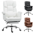 Executive Office Chair with Footrest and Lumbar Support