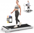 New MERACH T19 Small Treadmill Walking Pad LED Display Workout Machine White