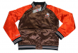 Mitchell & Ness Cleveland Browns Satin 2.0 NFL Snap Front Women's Jacket NWT