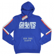 Mitchell & Ness New York Giants Three Stripes NFL Hoodie Sweatshirt NWT Blue