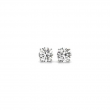 1 cttw Certified IGI Lab Grown Round Diamond Stud Earrings 14k White Gold(G/VS2)