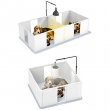 Whelping Box for Dogs with Retractable Light Stand