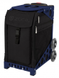 Zuca Stealth Black Sport Insert Bag and Navy Blue Frame with Flashing Wheels