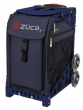 Zuca Midnight Dark Blue Sport Insert Bag and Navy Blue Frame w Flashing Wheels