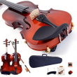 Glarry Maple Wood 4/4 Full Size Acoustic Violin Fiddle for Students