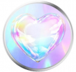 1 oz Silver Round Valentine's Day Glass Heart .999 Silver w/ Color Artwork