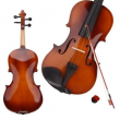 New 4/4 Natural Acoustic Violin Set + Case+ Bow + Rosin For  Christmas Day Gift