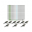 Killer Instinct Crossbows 12-Pack Hypr Lite 20-in Crossbow Bolts w/ Broadheads