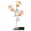 Matashi Rose Gold and Chrome Plated Rose Flower Tabletop Ornament Gift for Mom